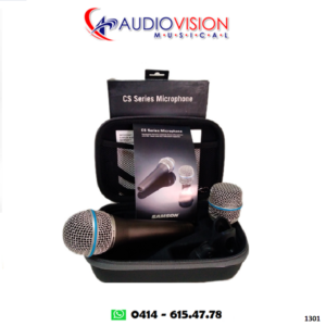 MICROFONO DE MANO DOBLE CAPSULA CON CABLE INCLUIDO ESACSMIC  By SAMSON