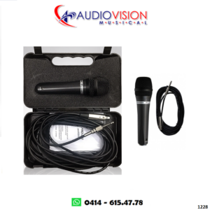 MICROFONO DE MANO CON CABLE PRO-800  By SOUNDTRACK
