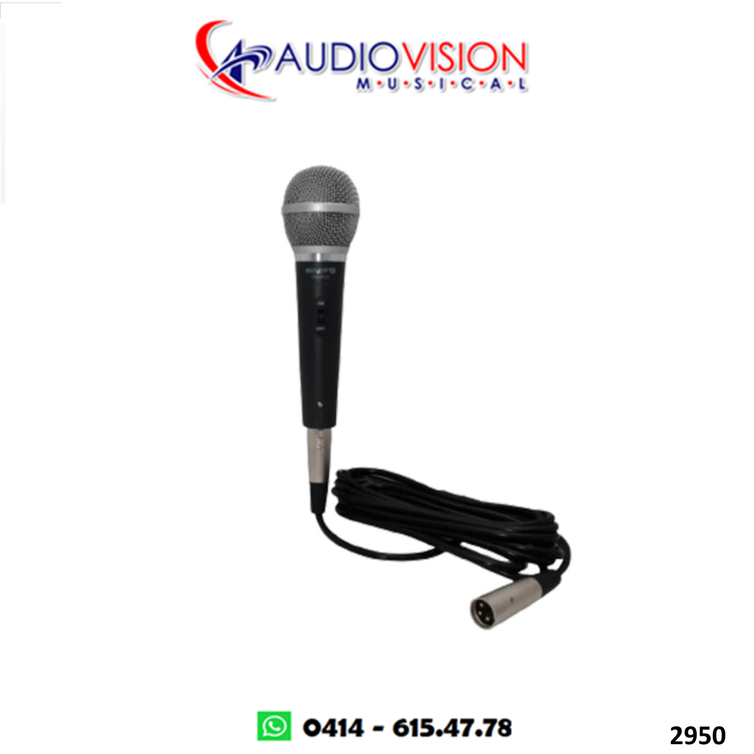 MICROFONO DE MANO CON CABLE SA-MIC3 By SAYPRO