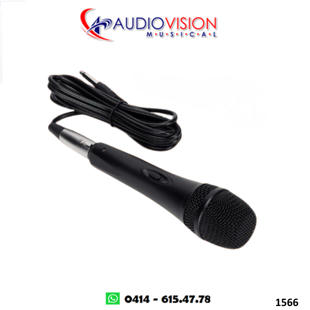 MICROFONO DE MANO CON CABLE SA-MIC4 By SAYPRO