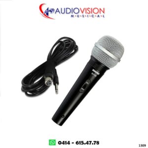 MICROFONO DE MANO CON CABLE PLUG SV-100  By SHURE