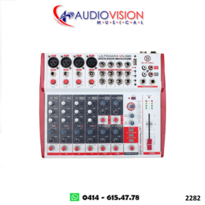 CONSOLA PASIVA 12 CANALES (4 CANON + 8 LINEAS) USB I/O EFECTOS ULTRAMIX-12USB II   BLASTKING