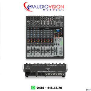 CONSOLA PASIVA 16 CANALES (4 CANON + 10 LINEAS) USB X1622USB   BEHRINGER